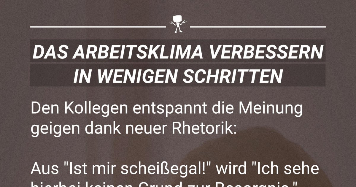 Arbeitsklima Verbessern In Wenigen Schritten | Webfail - Fail Bilder ...