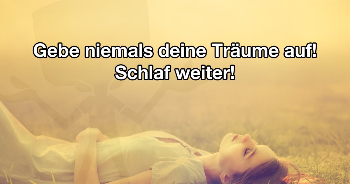 Gebe niemals deine Träume auf Fun Bild Webfail Fail