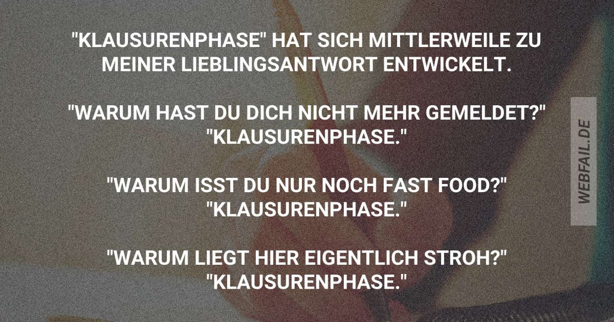 Klausurenphase Webfail Fail Bilder und Fail Videos