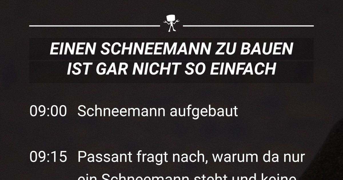 Einen Schneemann Bauen Hat So Seine T Cken Webfail Fail Bilder Und