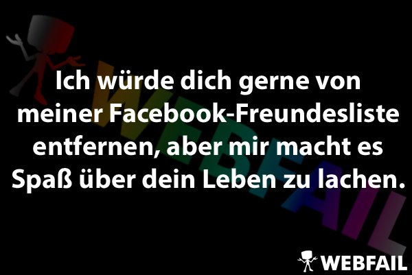 Ich W Rde Dich Gerne Von Meiner Facebook Freundesliste Entfernen Fun