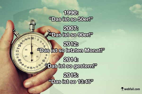 Zeit ist relativ Fun Bild Webfail Fail Bilder und Fail Videos