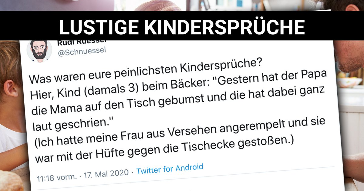 Twitter User Sammeln Peinliche Spruche Ihrer Kinder Webfail Fail Bilder Und Fail Videos