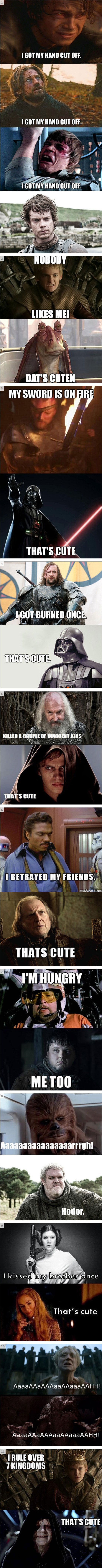 Star Wars vs Game of Thrones - Meme Picture | Webfail - Fail Pictures and  Fail Videos