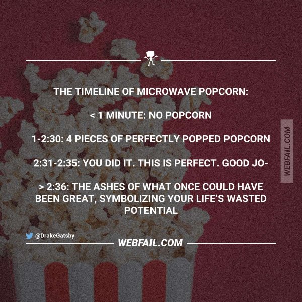 Popcorn's timeline fail Fail Pictures and Fail Videos