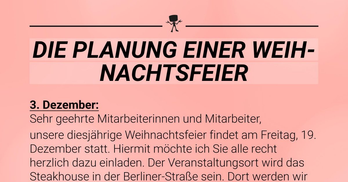 Die Planung einer Weihnachtsfeier Webfail Fail Bilder und Fail Videos