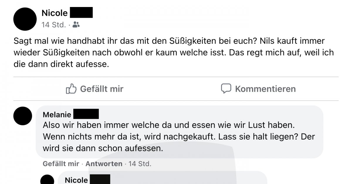 Das Kleine Problemchen Mit Den S Igkeiten Facebook Fail Des Tages