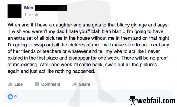 What To Do When Your Daughter Hates You Facebook Win Of The Day 07 04 