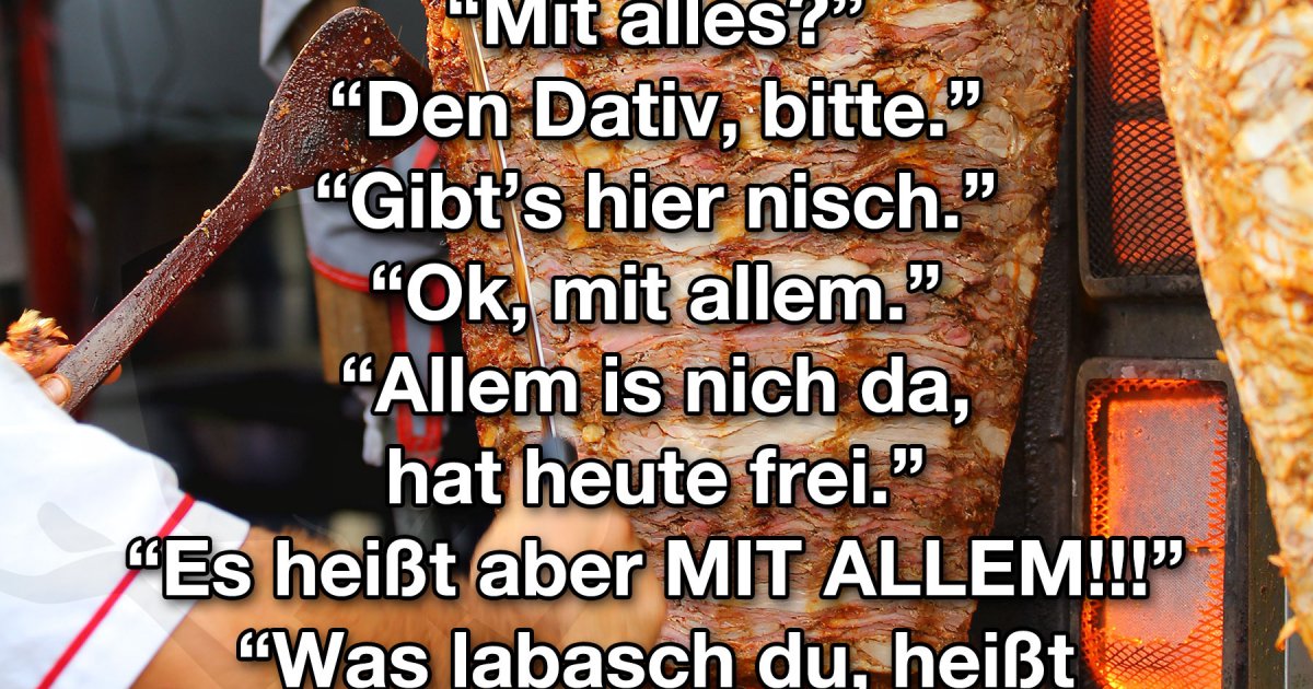 Döner mit alles und Schaf Fun Bild Webfail Fail Bilder und Fail