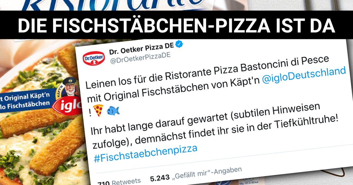 Twitter Horcht Auf Die Fischstabchen Pizza Ist Da Webfail Fail Bilder Und Fail Videos