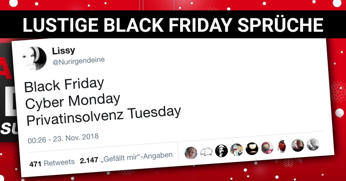Black Friday Lustige Sprüche über den verrückten ShoppingFreitag