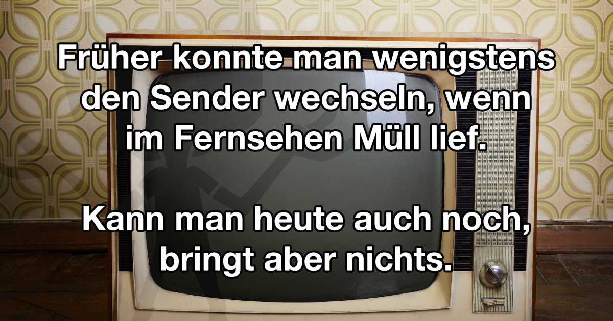 Das Fernsehprogramm heutzutage Fail Bild Webfail Fail Bilder und