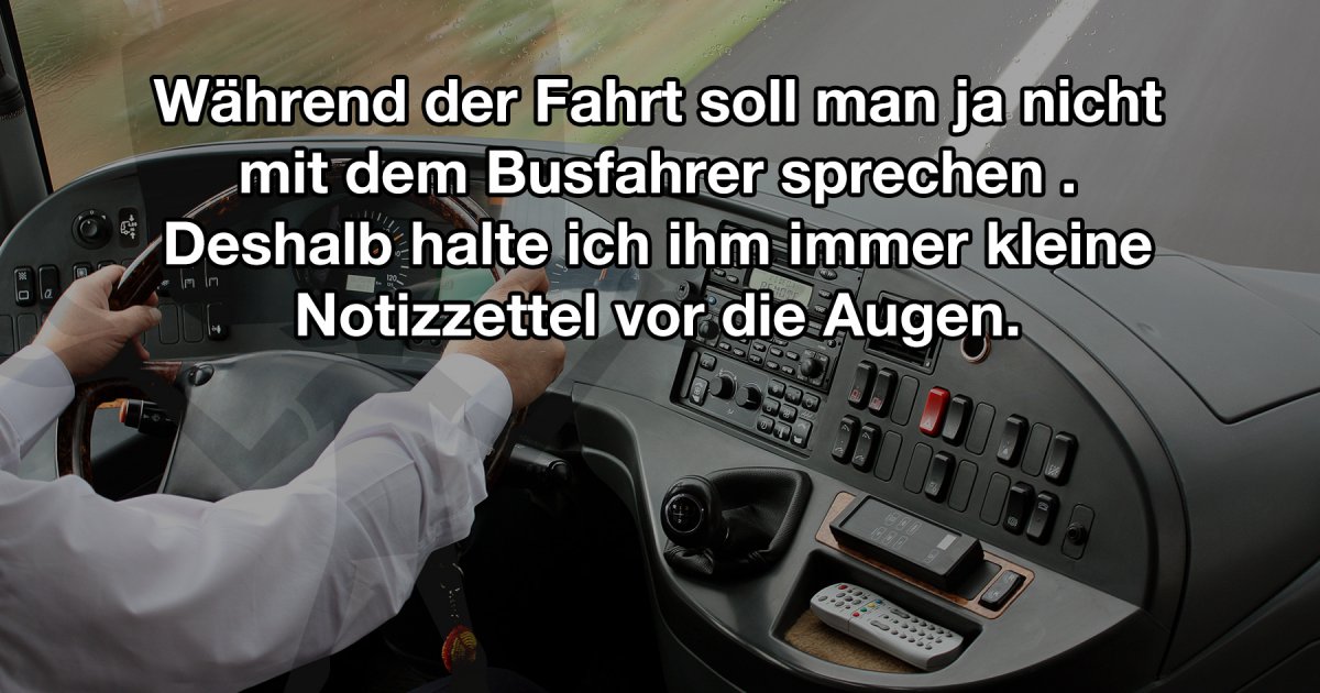 Wie ich während der Fahrt mit