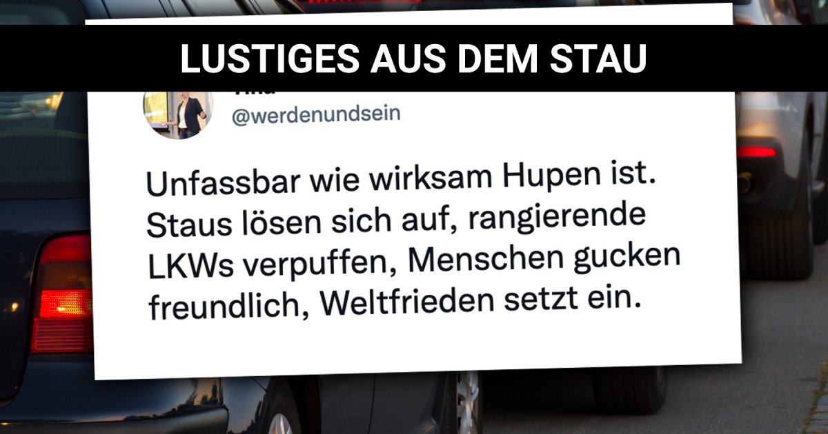 Wenn es wieder länger dauert Lustiges aus dem Stau Webfail Fail