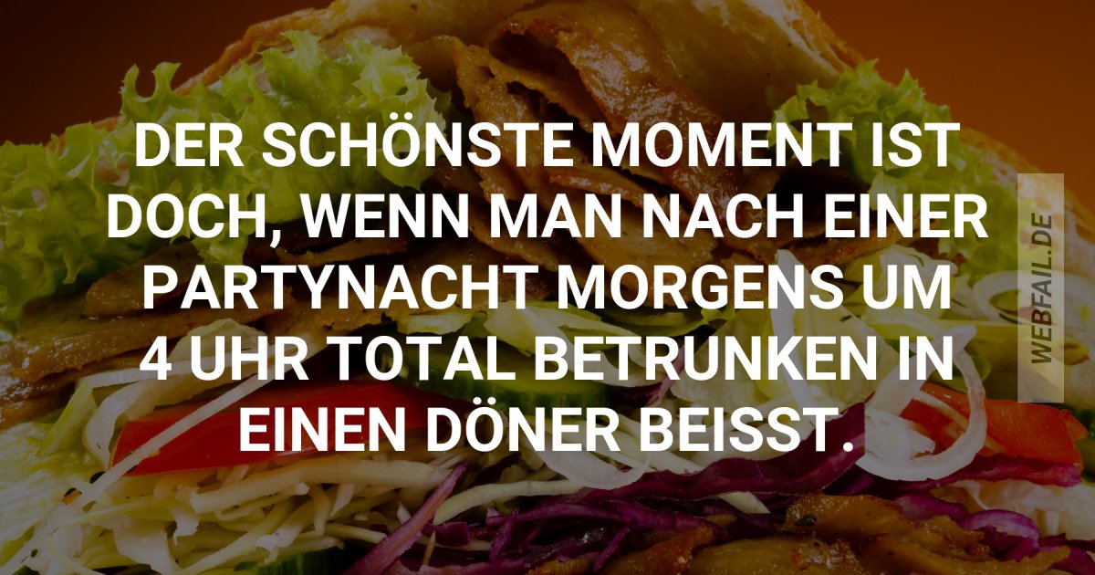 Denn Döner macht schöner, auf Dauer auch schlauer Webfail Fail