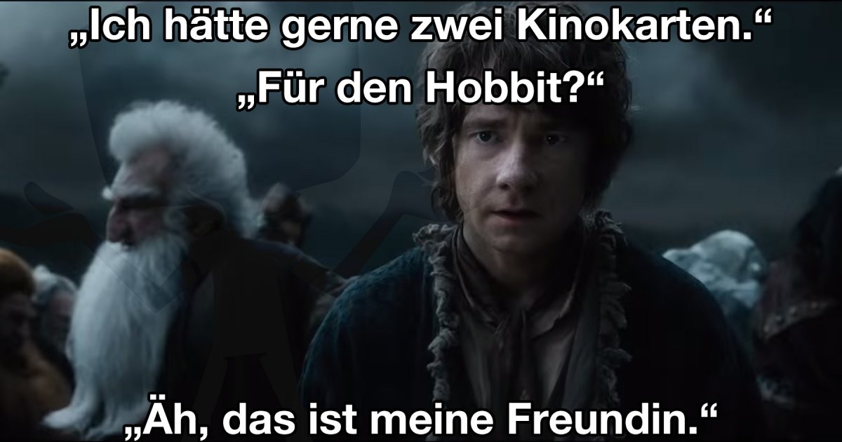 Der Hobbit Fun Bild Webfail Fail Bilder und Fail Videos