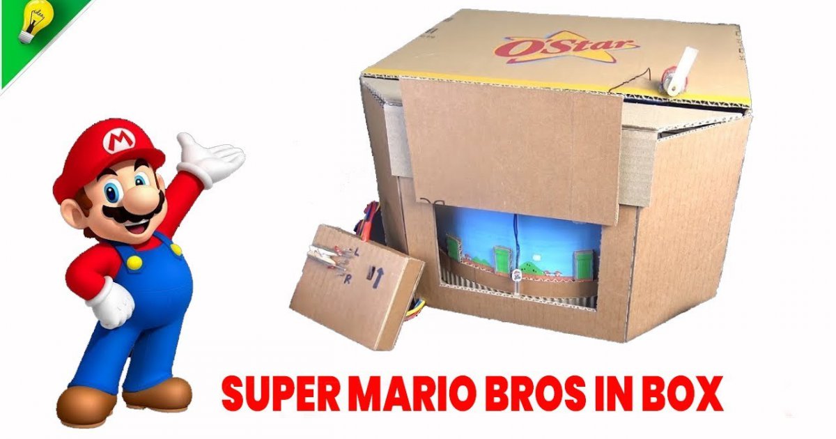Bastelskills auf hohem Niveau: Super Mario Bros. aus Pappe | Webfail