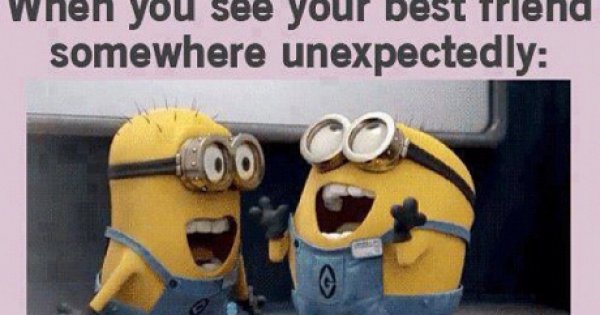 When you see your best friend somewhere unexpectedly - Meme Picture ...