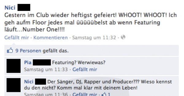 Komm mal klar mit deinem Leben Facebook Fail des Tages 04.05.2013