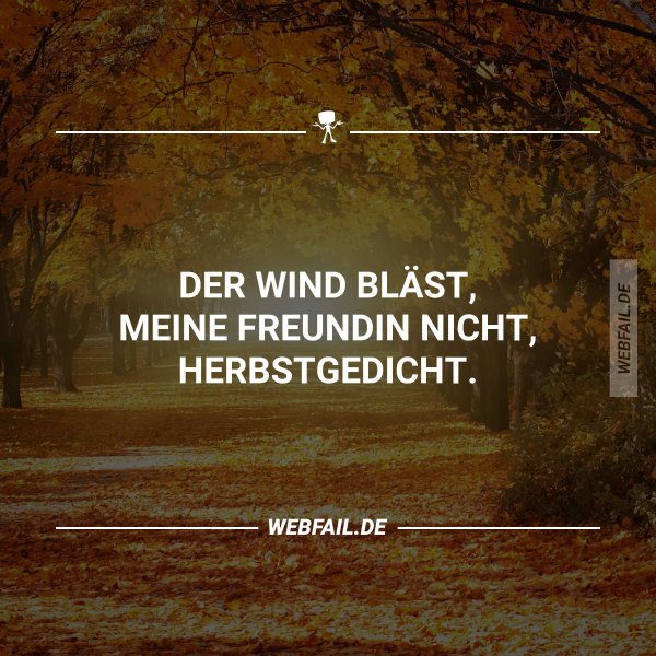 Herbstgedicht | Webfail - Fail Bilder und Fail Videos