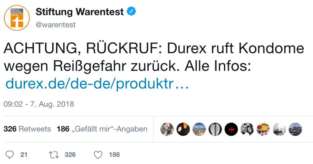 Stiftung Warentest Warnt Vor Kondomen Und Die User Nehmen Es Mit Humor ...