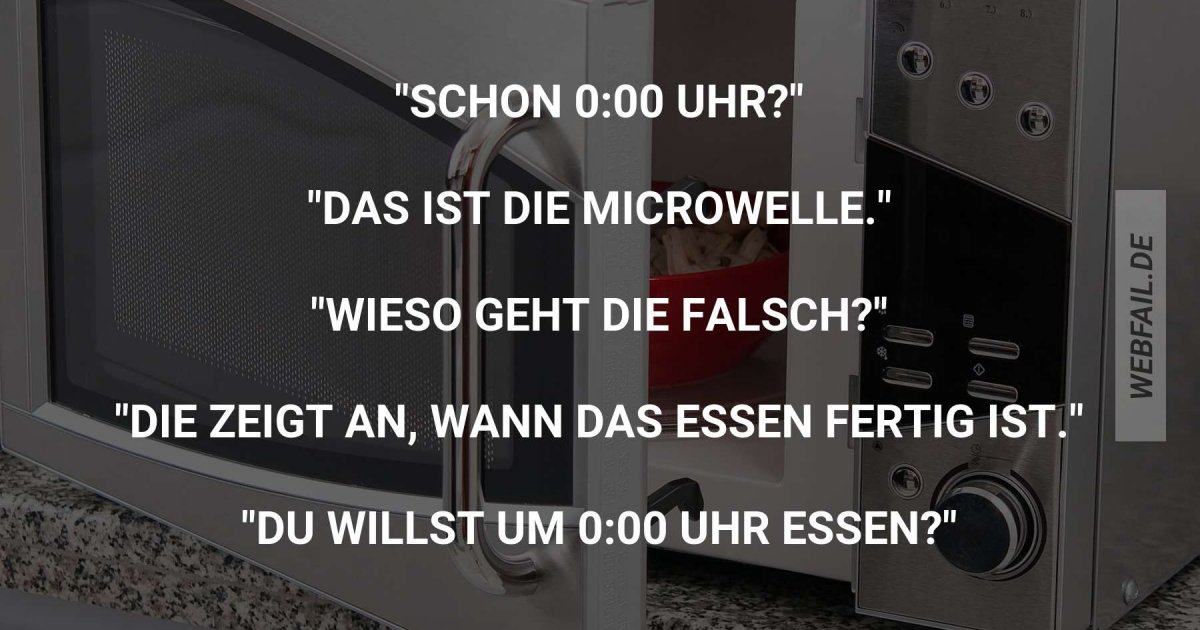 Man soll nicht mehr so spät essen Webfail Fail Bilder und Fail Videos