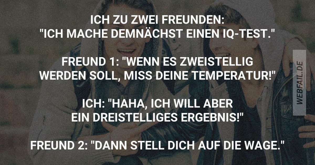 Wer solche Freunde hat, braucht keine Feinde mehr Webfail Fail